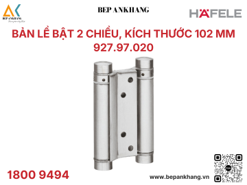 Bản lề bật hai chiều Hafele kích thước 102 mm Startec cho cửa trong nhà 927.97.020 